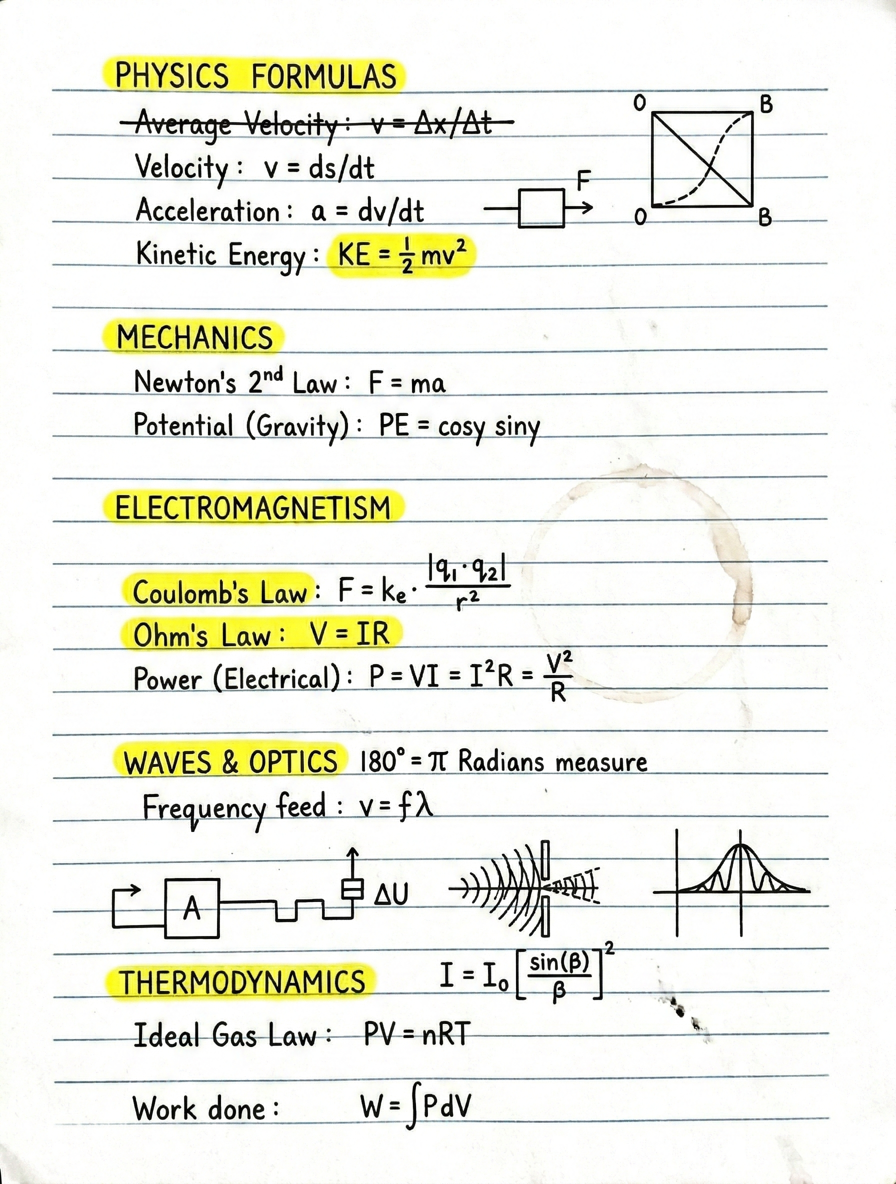 Ed tech: Physics formulas extraction